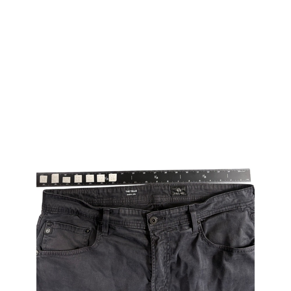AG Adriano Goldschmied The Tellis Modern Slim Pants Mens 36x34 Dark Gray Washed - Picture 5 of 7